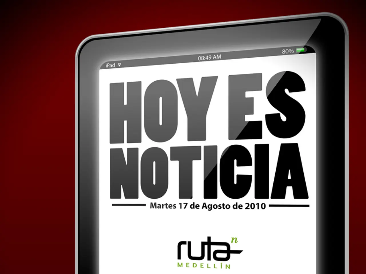 Tablet PC economico etichettato come 'Timbro' prezzo cinquanta dollari