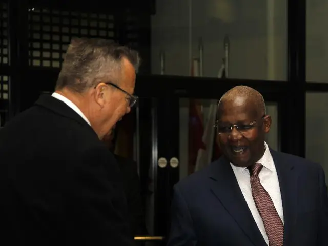 Discussione dei risultati degli incontri alla Casa Bianca con i leader europei in programma per il...