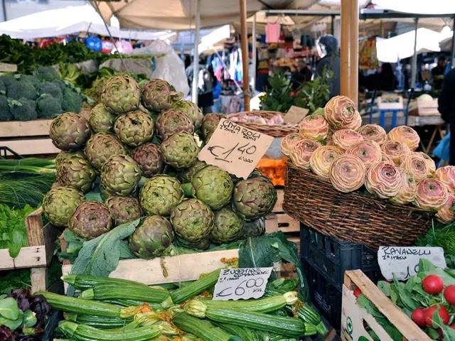 Bandiere sventolano sopra un gruppo di tende che ospitano cento bambini