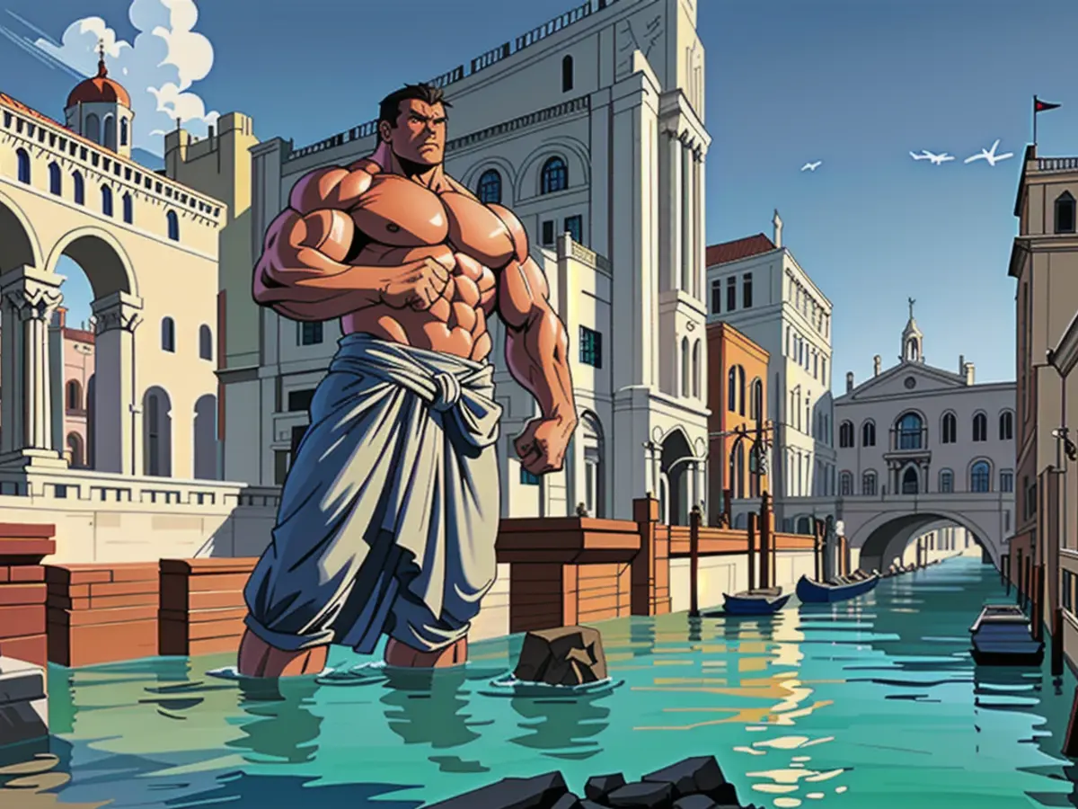 Il venetiano raffigurato a Las Vegas ha accettato un accordo preliminare con il sindacato dei...