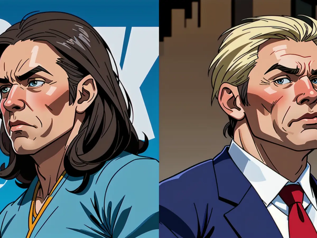 Kamala Harris, in qualità di Vice Presidente, e Donald Trump, il precedente Presidente, sono...