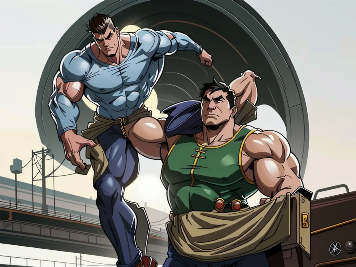 Una turbina viene trasportata lungo la Boulder City Line fino alla Diga di Hoover in un certo punto tra il 1931 e il 1935.