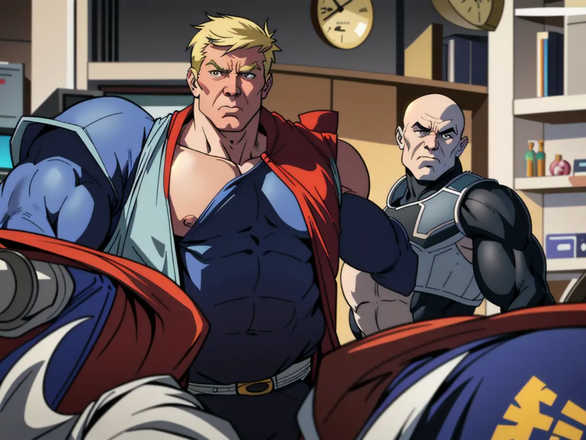 Il precedente Presidente degli Stati Uniti Donald Trump, ritratto nell'immagine. Un residente di...