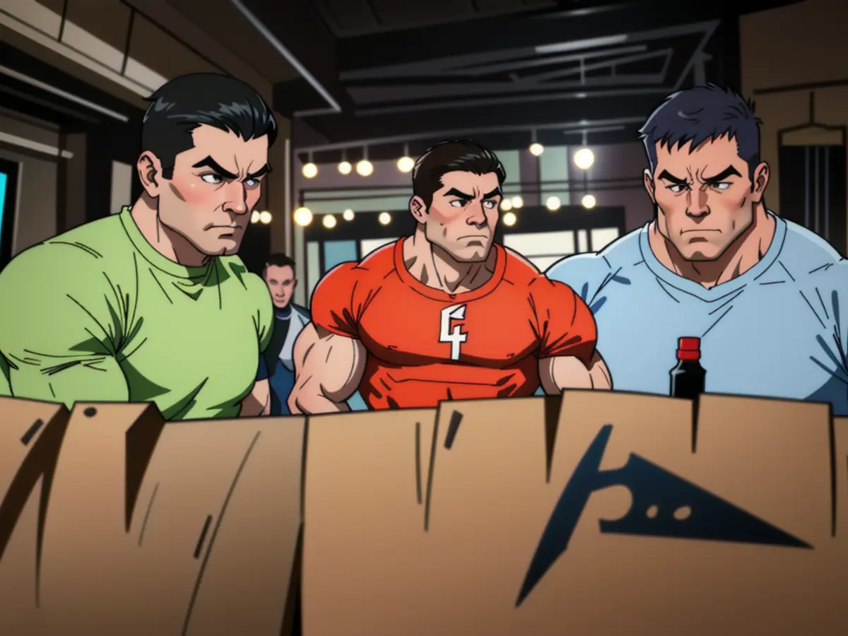 Co-fondatori della società Paul Liberman, Jason Robins e Matthew Kalish, visibili a Boston nel...