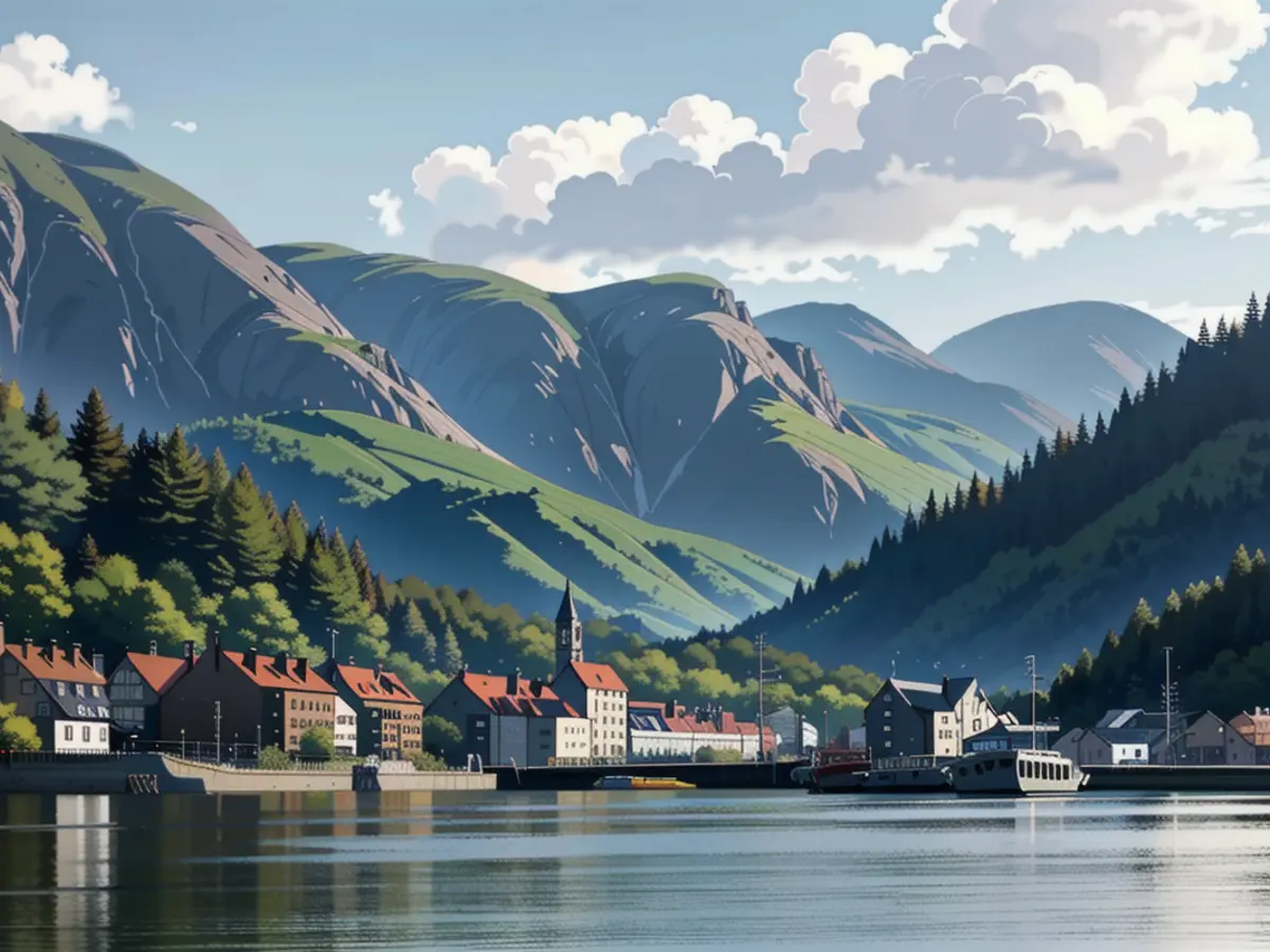 Nidificata nel cuore di Bergen, Norvegia, c'è un pittoresco borgo che fa da sfondo a un importante...