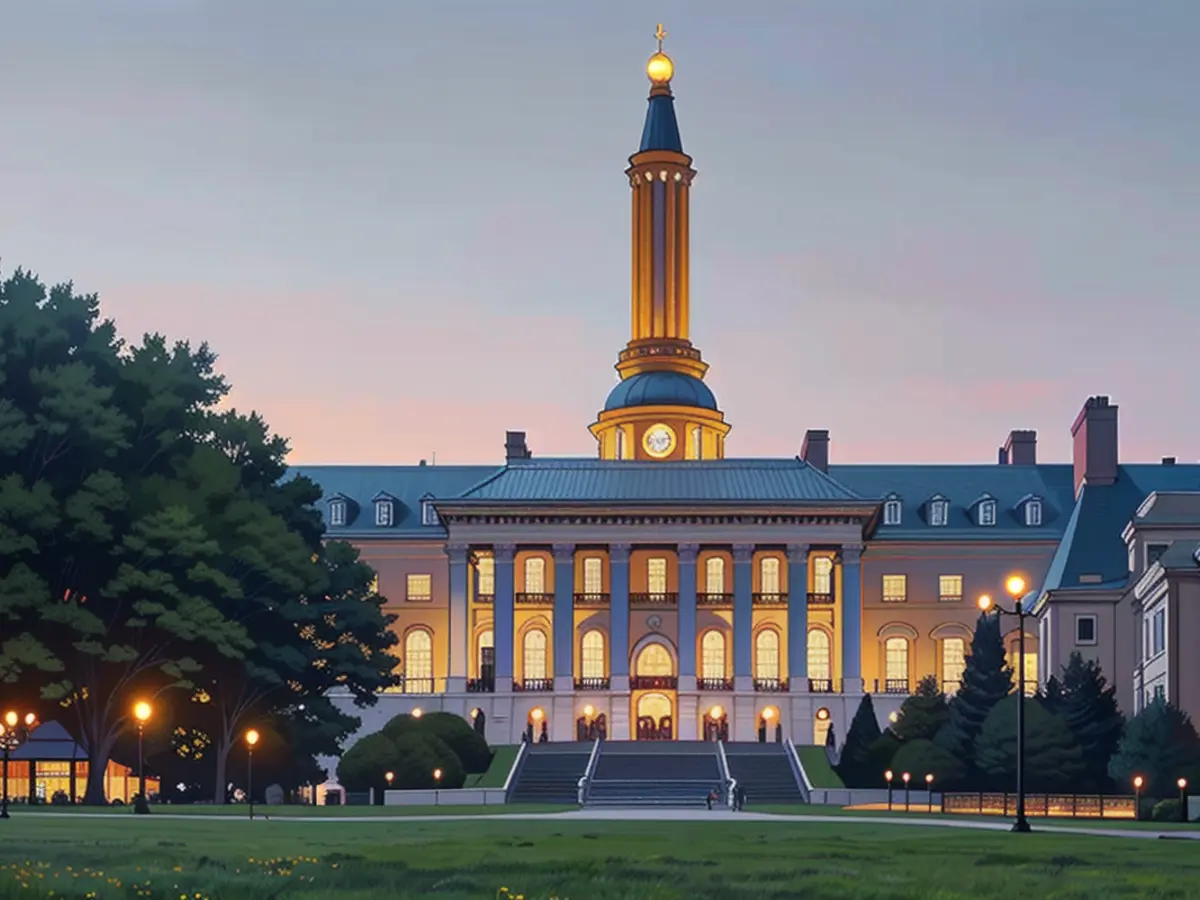 La storica Old Main dell' Universit√† Statale della Pennsylvania potrebbe presto accogliere un...