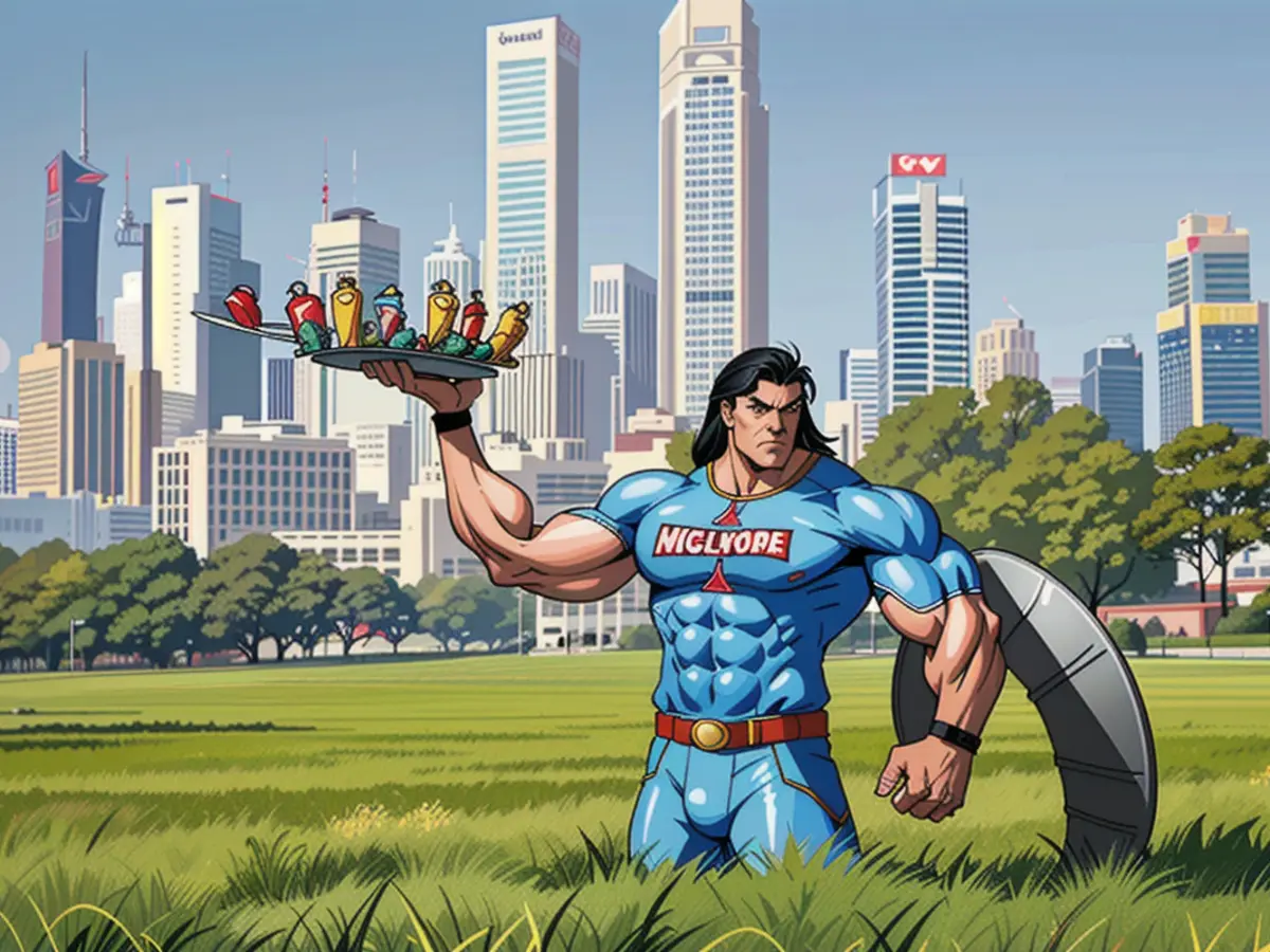 La Camera dei rappresentanti, un noto symbols ofano a Singapore, fa da sfondo ad una storia...