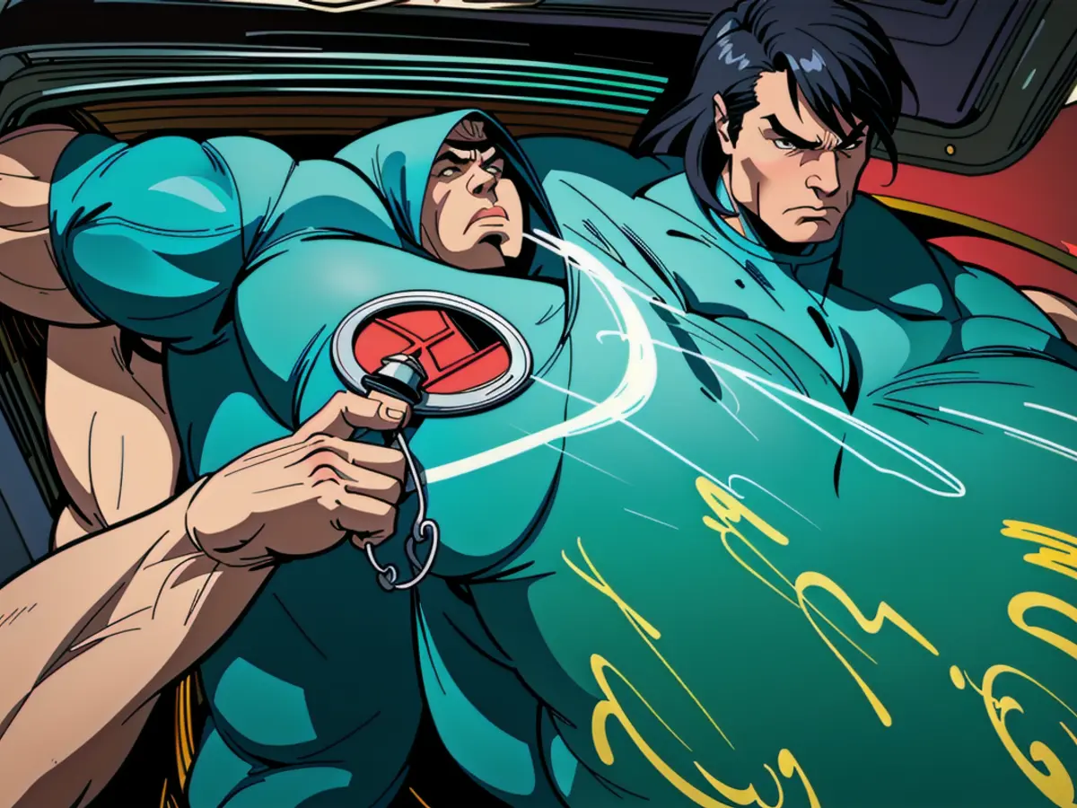 L'uomo raffigurato sembra essere un uomo impegnato in attività nefeste, con una borsa piena di sostanze illecite in suo possesso. Le origini antiche del gioco d'azzardo risalgono all'Età della Pietra, quando i sciamani gettavano ossa o rami per prevedere il futuro per le loro tribù.