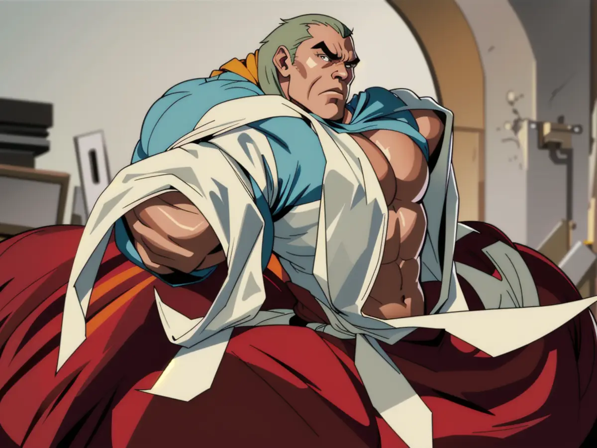 Uomo che porta una bandiera rossa, bianca e blu con un cartello di protesta con scritto Il conclave imminente di Roma per la selezione del successore del Papa Francesco, che guida 1,4 miliardi di cattolici in tutto il mondo, è un'occasione riverente immersa in rituali secolari